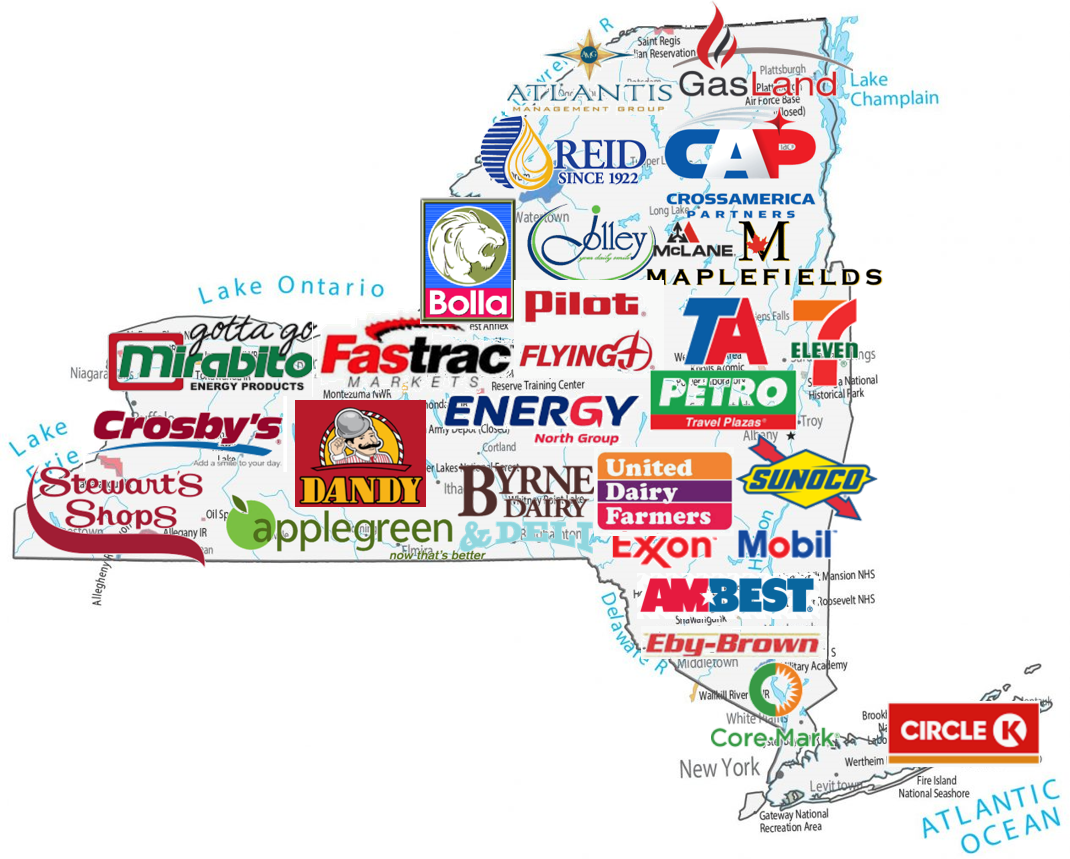 New York convenience store brands map